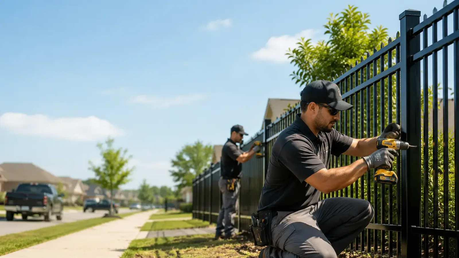 Metal Fence Installation in Goodwine, IL